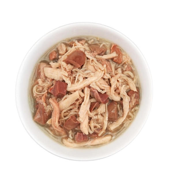 Schesir After Dark Nassfutter Katze Huhn mit Ente, 80 g