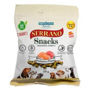 Serrano Snacks Hundesnacks Lachs und Thunfisch, 100 g
