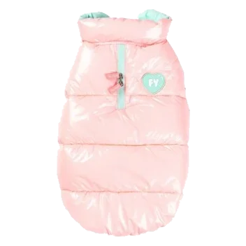 Hunde-Steppmantel FuzzYard Amor in Bubblegum-Rosa