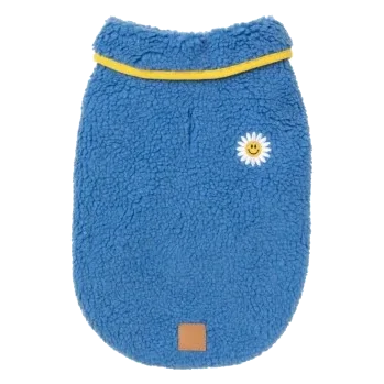 Sherpa-Hundemantel FuzzYard Hana in Blau