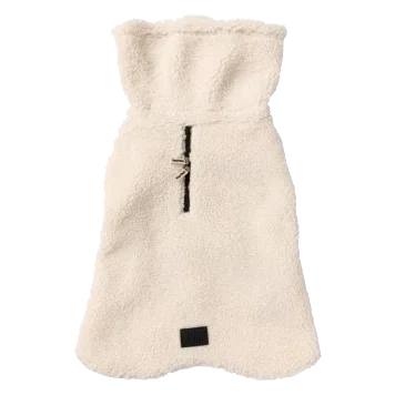 Hundemantel FuzzYard The Cosy mit Snood-Kragen in Eggshell