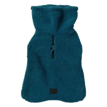 Hundemantel FuzzYard The Cosy mit Snood-Kragen in Blue Lagoon