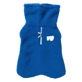 Hundemantel FuzzYard The Snuggle mit Snood-Kragen in Blau
