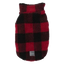 Karierter Hundemantel mit Fleece FuzzYard The Lumberjack Rot-Schwarz