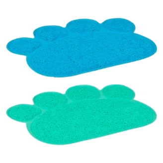 Katzenklo-Matte in Pfotenform
