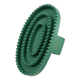 Almohaza de goma verde para caballos