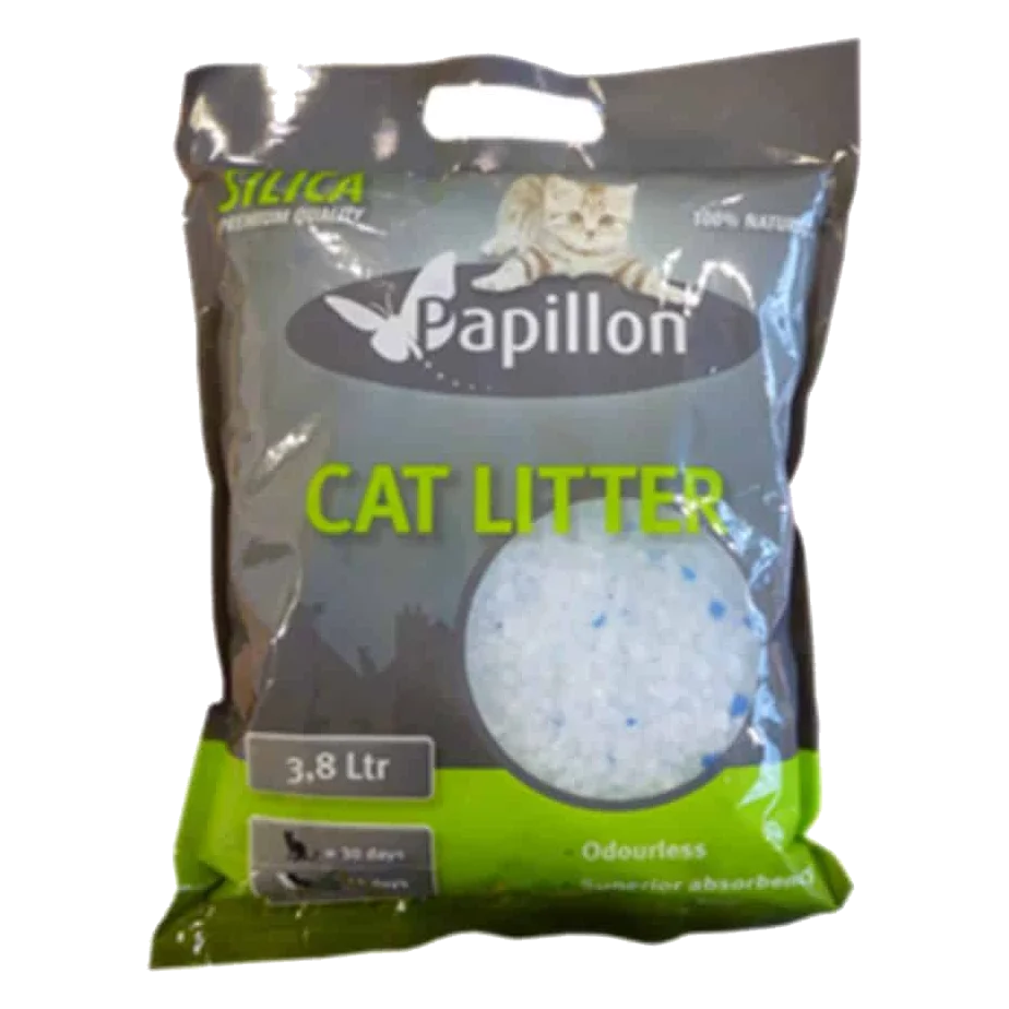 Papillon Silikat-Katzenstreu, 16 Liter