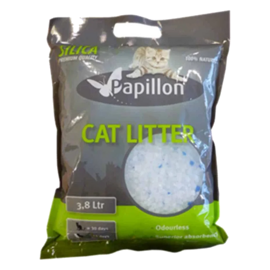 Papillon Silikat-Katzenstreu, 16 Liter