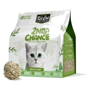 Katzenstreu klumpend Kit Cat 2nd Chance Grüntee 7 L