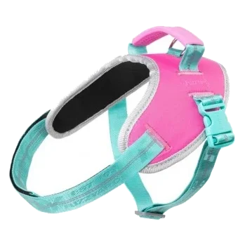 Hundegeschirr FuzzYard Flash Bubblegum reflektierend