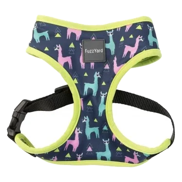 FuzzYard No Probllama Hundegeschirr aus atmungsaktivem Lycra, Größe XL