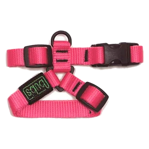 Bub's Pink Brustgeschirr für Hunde in Rosa, Größen Mini, S und M