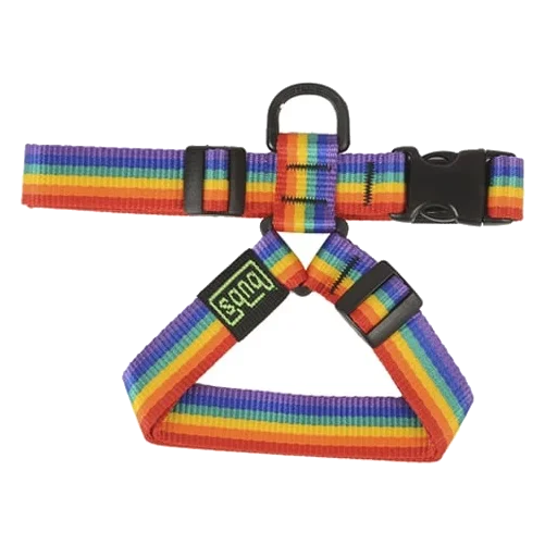 Hundegeschirr Bub's Rainbow verstellbar, 20 und 25 mm
