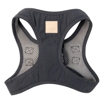 Step-in Hundegeschirr aus Baumwolle FuzzYard Life Slate Grey