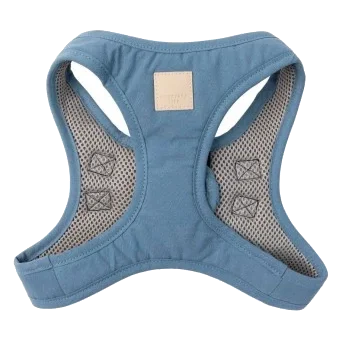 Step-in Hundegeschirr aus Baumwolle FuzzYard Life French Blue
