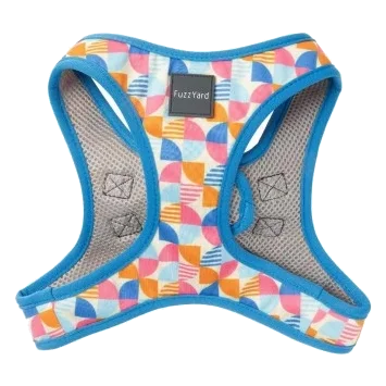 Step-in-Hundegeschirr FuzzYard Fresh Zest, atmungsaktiv und reflektierend
