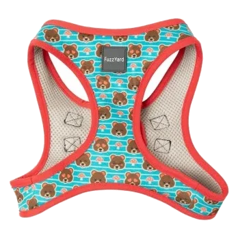 Step-in-Hundegeschirr FuzzYard Fuzz Bear, atmungsaktiv und reflektierend