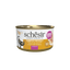 Schesir Nassfutter Katze Thunfisch und Hühnerfilets in Brühe, Dose 70 g