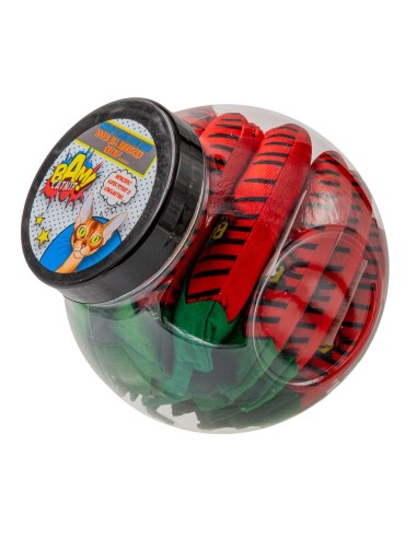 Katzenspielzeug mit Katzenminze BAM! Paprika, 20er-Pack