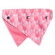 Wende-Bandana für Hunde FuzzYard Pink Lemonade, Größe M/L