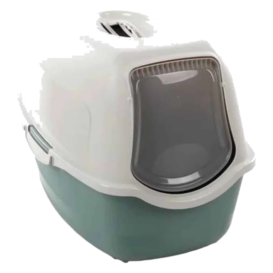 Lexie Katzenklo mit Haube in Grün