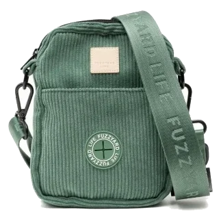 Gassitasche aus Cord FuzzYard Life Myrtle Green