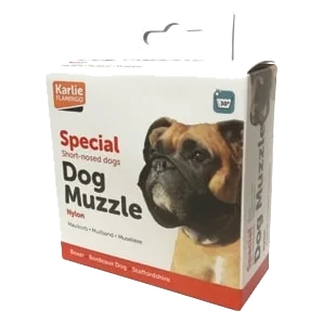 Maulkorb Hund aus Nylon, Größe 8 Special für kurzschnäuzige Hunde