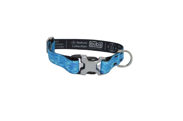 Bub's Aqua Hundehalsband mit Metallverschluss, 20 mm – Originalbild