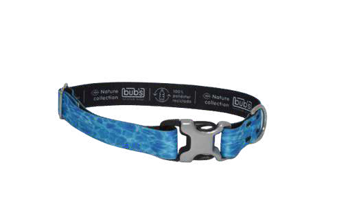 Bub's Aqua Hundehalsband mit Metallverschluss, 25 mm – Originalbild