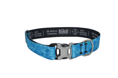 Bub's Aqua Hundehalsband mit Metallverschluss, 40 mm – Originalbild