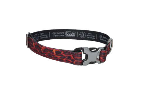 Bub's Lava Hundehalsband mit Metallverschluss, 25 mm – Originalbild