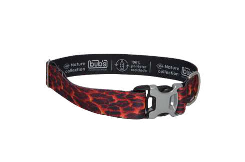 Bub's Lava Hundehalsband mit Metallverschluss, 40 mm – Originalbild