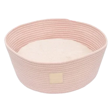 Katzenkorb aus Seil FuzzYard Life Soft Blush