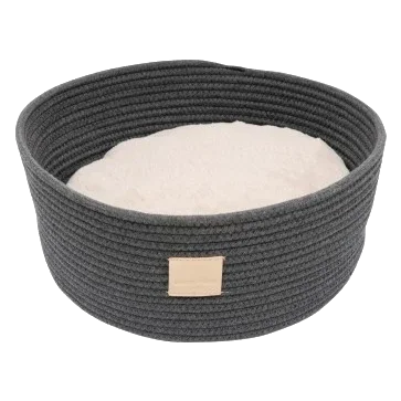 Katzenkorb aus Seil FuzzYard Life Slate Grey