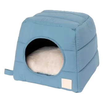 Katzenhöhle aus Baumwolle FuzzYard Life French Blue
