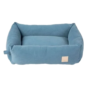 Hundebett aus Cord FuzzYard Life French Blue