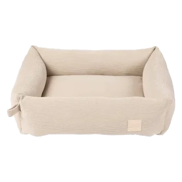 Hundebett aus Cord FuzzYard Life Sandstone