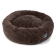 Rundes Plüsch-Hundebett FuzzYard Dreameazzzy in Truffle