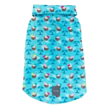 Hawaiihemd für Hunde FuzzYard Blue Oasis