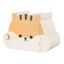 Hamster-Versteckhaus mit orangem Motiv