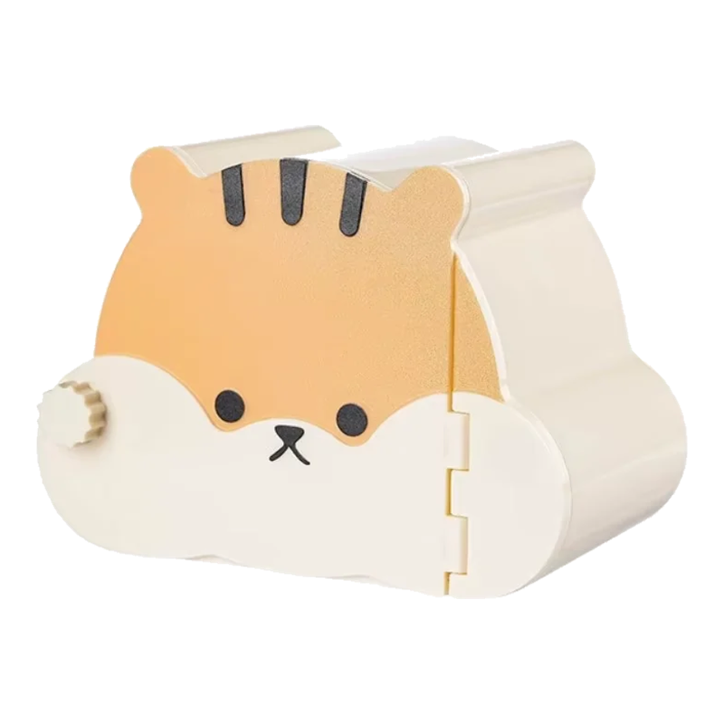 Hamster-Versteckhaus mit orangem Motiv