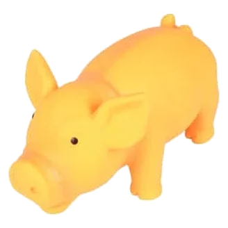 Fiona Latexschwein orange für Hunde, 16 und 22 cm