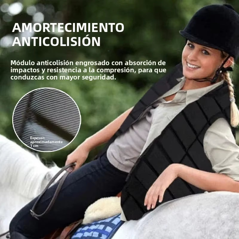 Sicherheitsweste zum Reiten für Erwachsene und Kinder – Ansicht 4