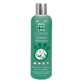 Menforsan Hundeshampoo mit Citronella, 300 ml und 5 Liter