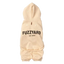 Hunde-Hoodie FuzzYard Urban aus Baumwolle in Buttermilk