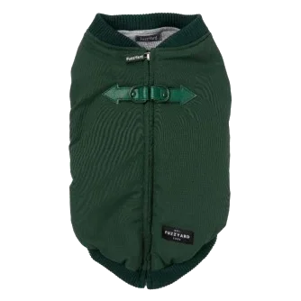 Hundejacke mit Geschirr FuzzYard East MacGyver in Grün