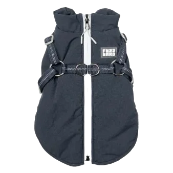 Hundejacke mit Geschirr FuzzYard Horizon in Navy