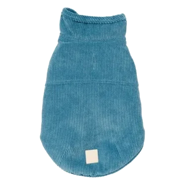 Hundejacke aus Cord FuzzYard Life French Blue