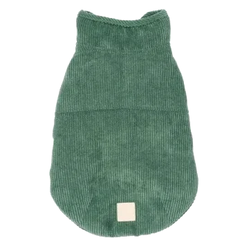 Hundemantel aus Cord FuzzYard Life Myrtle Green