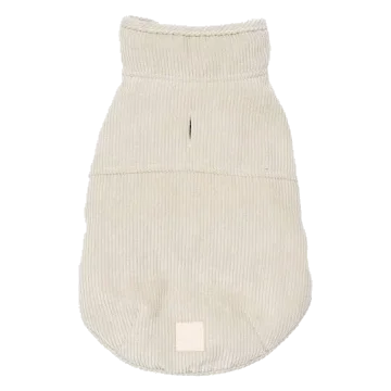 Hundemantel aus Cord FuzzYard Life Sandstone